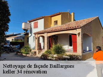 Nettoyage de façade  baillargues-34670 keller 34 rénovation